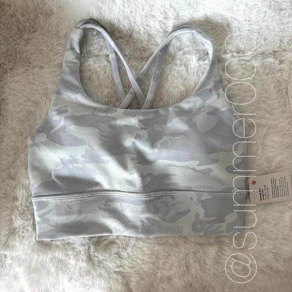 NWT Lululemon Energy Bra Long Line Incognito Camo 6 - Picture 3 of 9